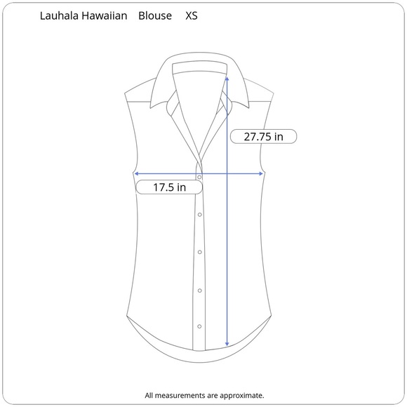 SOLD Lauhala Vintage Hawaiian Button Down Shirt Blouse - Picture 8 of 8